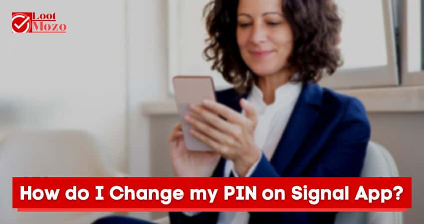 how do i change my pin on the signal app