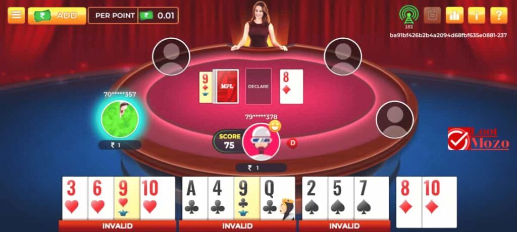 how to play free online rummy in MPL pro game